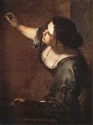 Artemisia gentileschi Self-Portrait as an Allegory of Painting oil painting picture wholesale